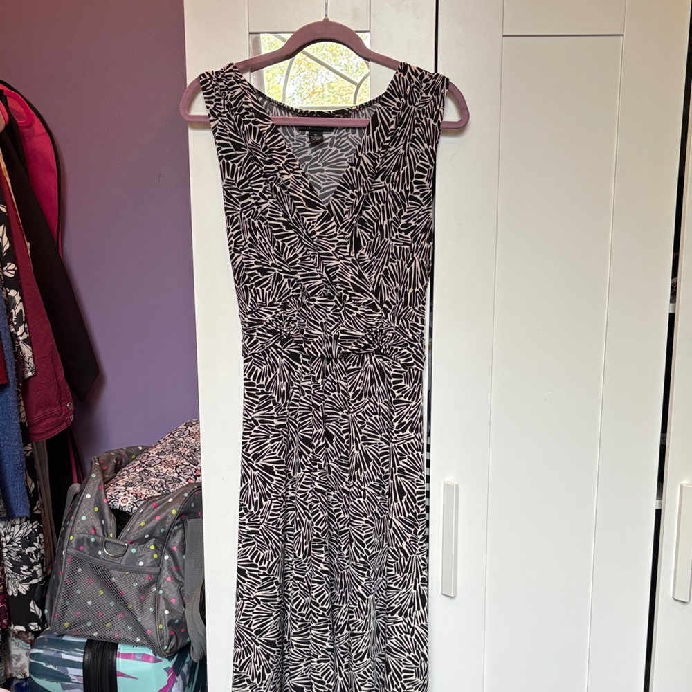Style & Co. Black and White Maxi Dress